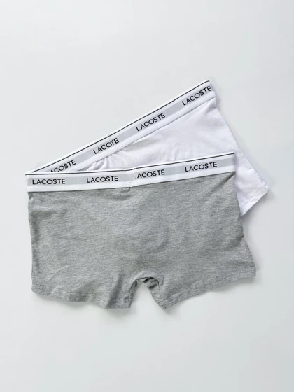 شورت پادار مردانه نخ پنبه لاگوست Lacoste