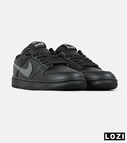 کفش کتانی مردانه و زنانه مشکی طوسی نایک NIKE SB Dunk مدل 7521
