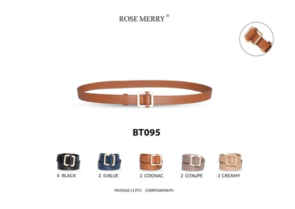 کمربند زنانه رزمری مدل Rose Merry BT095