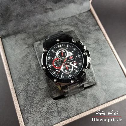 ساعت مچی مردانه اورجینال موتور ژاپنی برند مینی فوکوس سه موتور مدل Mf0398G.04