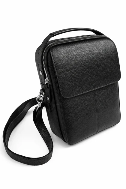 کیف رودوشی دسته دار تمام چرم طبیعی گاوی