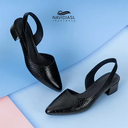 کفش تمام چرم زنانه کد 3004001