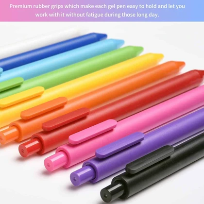 خودکار ژله‌ای کاکو (KACO K1015) نوک 0.5 میلی‌متری 20 عددی مدل Colorful