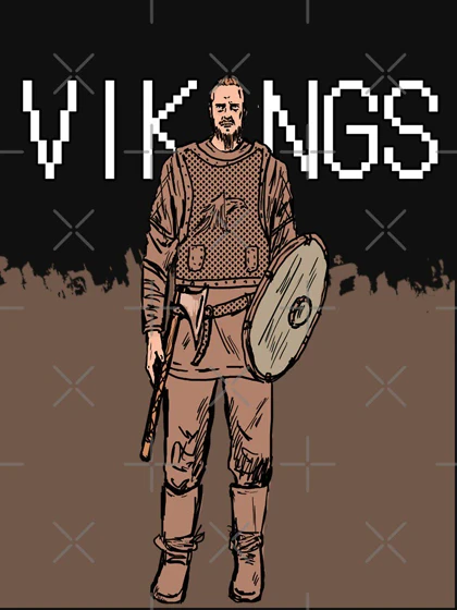 تیشرت کلاسیک وایکینگ ها Ragnar Lothbrok