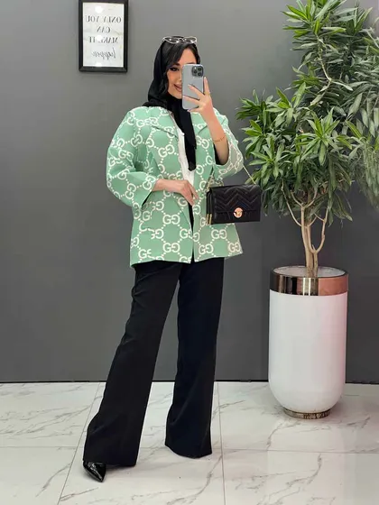 مانتو کتی طرح GUCCI