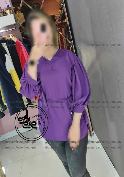 تونیک آستین پلیسه