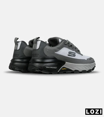 کفش کتانی طبی ورزشی طوسی سفید SKECHERS max protect مدل 8560