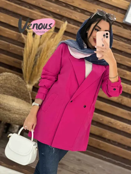 مانتو پشت ژیله جیب برعکس