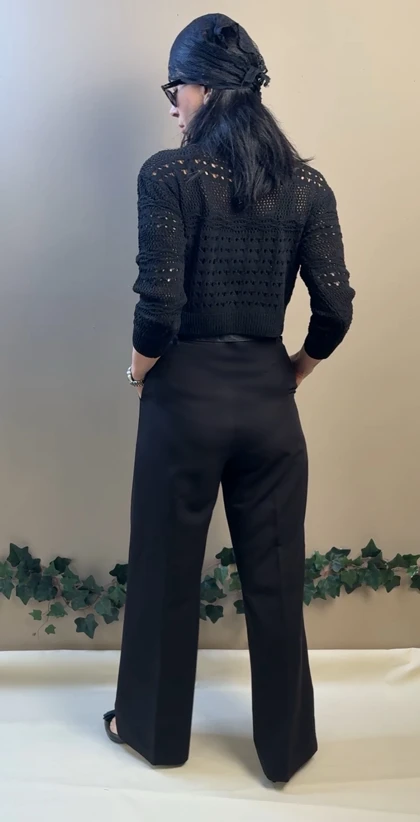 بافت کراپ مشکی