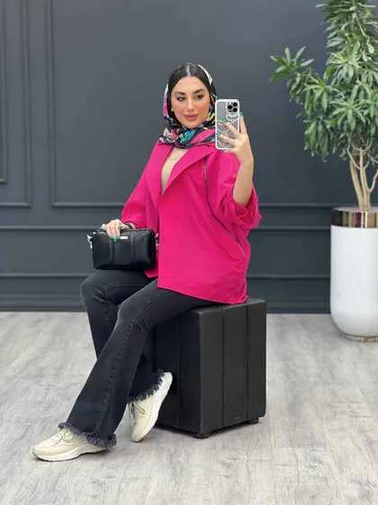مانتو داکرون زیپ دوزی