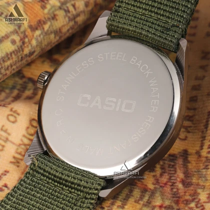 ساعت کاسیو بند برزنتی Casio MW-240-504