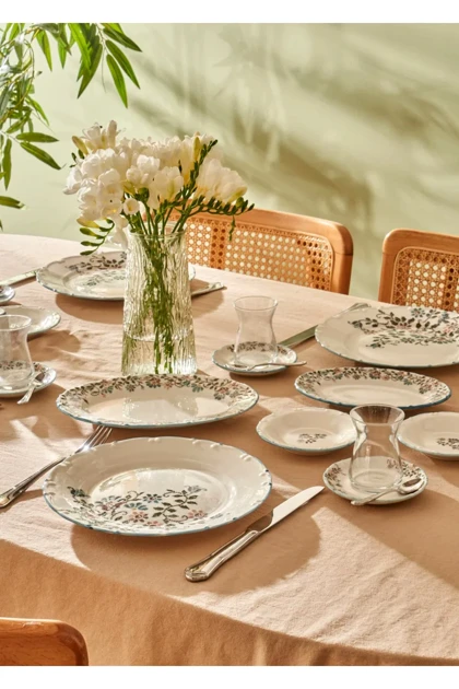 سرویس صبحانه‌خوری 6 نفره Bella Maison مدل Vintage - آبی
