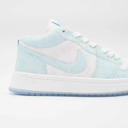 کتانی نایک جردن سفید آبی کد 6078