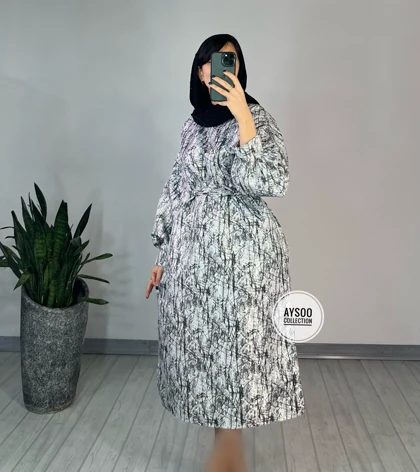 مانتو کفتان ژاکارد