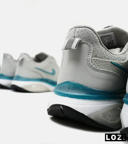 کفش کتانی مردانه طوسی آبی Nike air max pluse