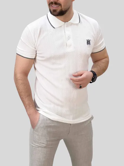 پولوشرت 190501 AMIRI سفید