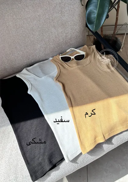 تاپ یقه خشتی بلند