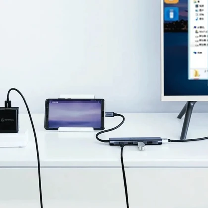 هاب تایپ سی 5 پورت یوگرین CM136 50209