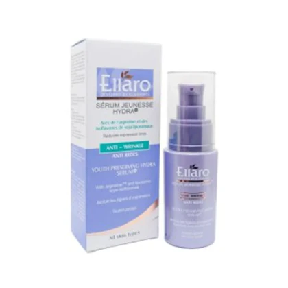 سرم حافظ جوانی پوست هیرا الارو مدل +Ellaro Youth Preserving Hydra Serum