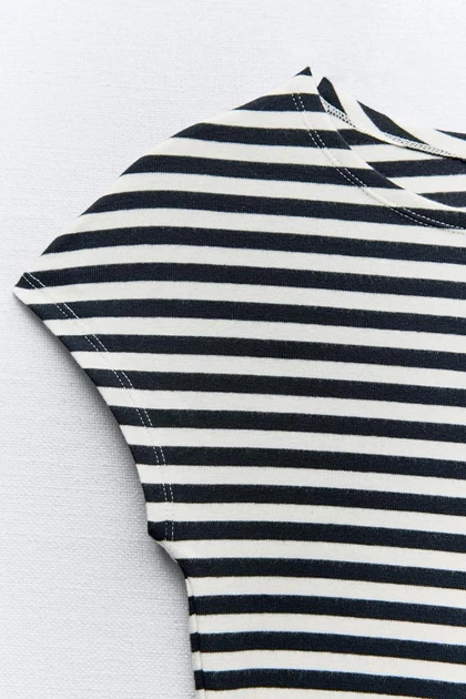 کراپ تاپ نخی Zara Cap Sleeve335