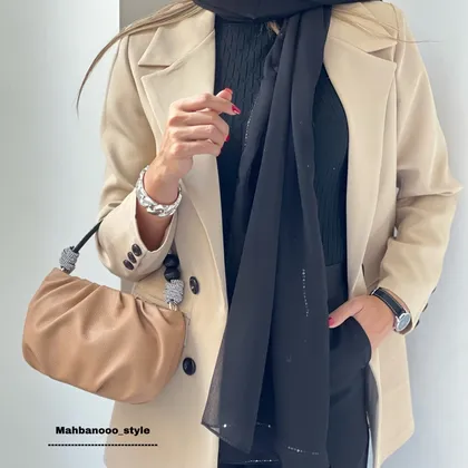 کیف دستی ودوشی زنانه مدل شرمینا