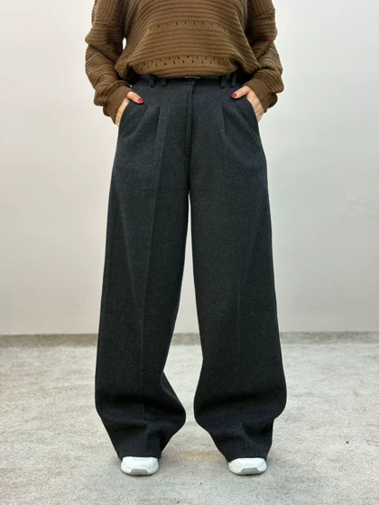 شلوار بگ فوتر پلین