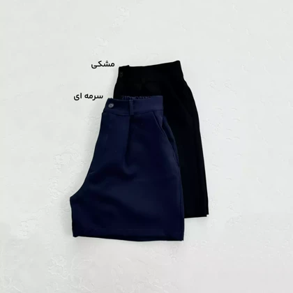 شلوارک زنانه کرپ مازراتی با طراحی شیک
