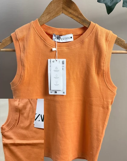 تاپ سفید زارا