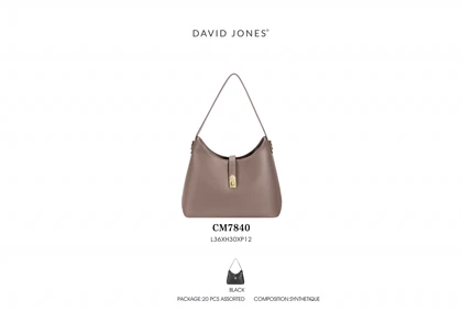 کیف دستی زنانه چرم مصنوعی دسته دار دیوید جونز DAVIDJONES