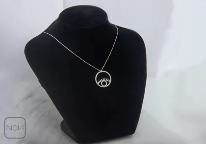 گردنبند نقره چشم نظر