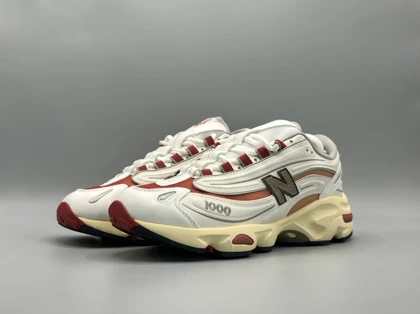 کتانی نیوبالانس 1000 سفید آجری/New Balance
