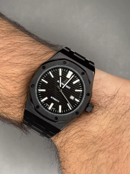 ساعت مچی اودمار پیگه باتری بدنه تمام مشکی Audemars Piguet