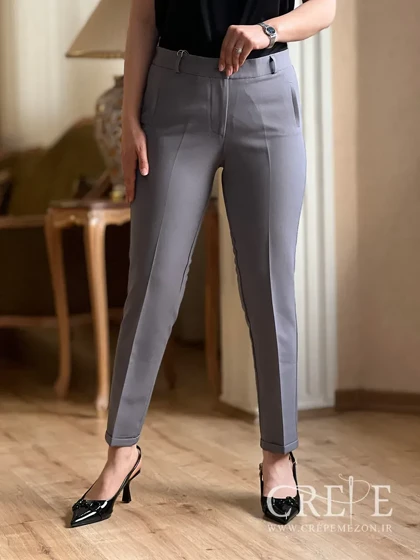 شلوار کرپ کلاسیک پاکتی قد 90