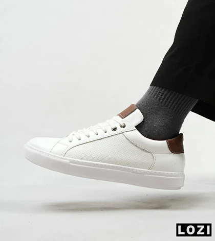 کفش اسنیکرزمردانه سفید PULL& BEAR