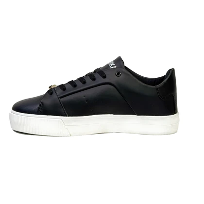 کفش کتانی مردانه مدل برشکا bershka رنگ مشکی زیره سفید کد 78551