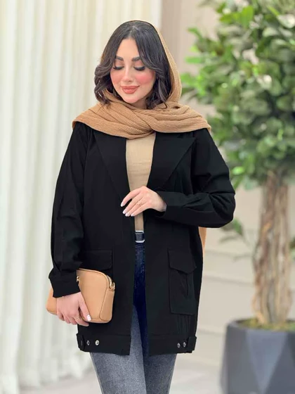 مانتو پایین پاگن دو جیب پاکتی
