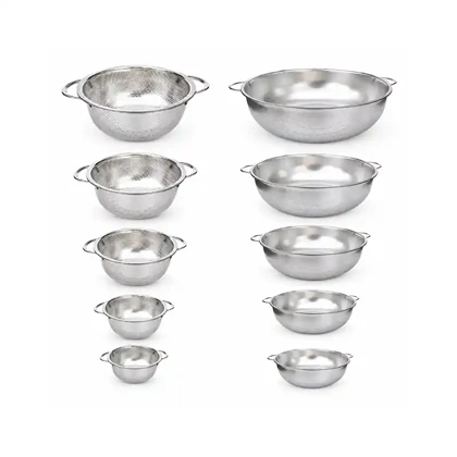 سرویس آبکش پانچ 10پارچه استیل