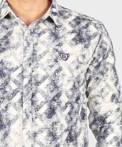 پیراهن پشمی مردانه طرحدار 0187