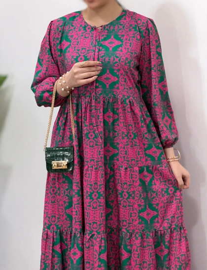 پیراهن بلند الین(ایراددار)