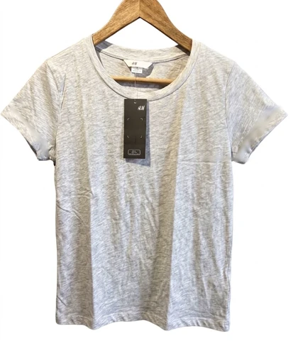 تیشرت طوسی روشن H&M