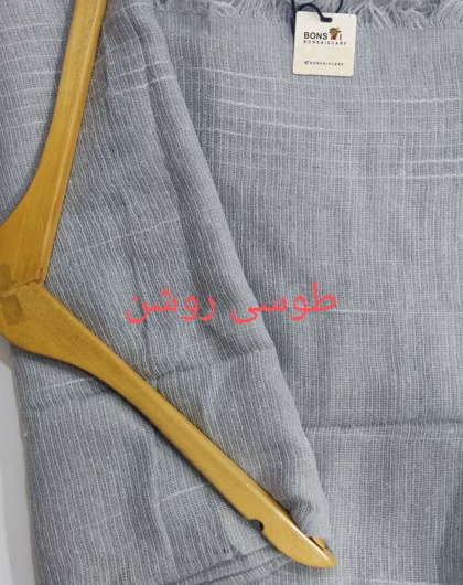 شال زنانه کنفی پاییزه دور ریش