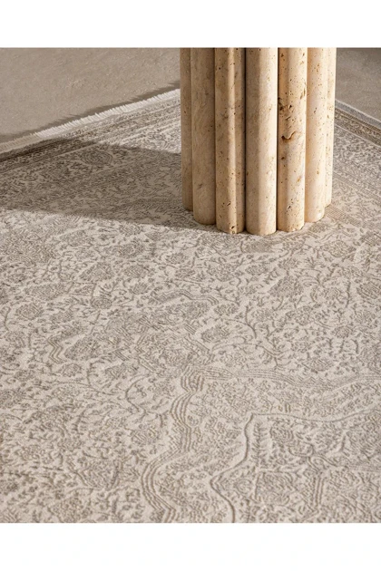 فرش ماشینی Madame Coco مدل Verdell - 160 × 230 سانتی‌متر - کرم