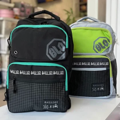 کوله مدرسه برزنتی چهارخونه BAILIQI