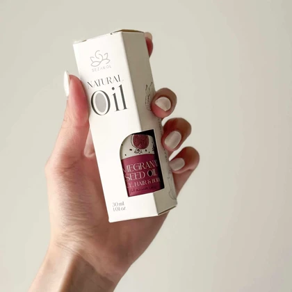 روغن پوست و مو هسته انار سزامول مغذی و ترمیم کننده 30 سی‌سی