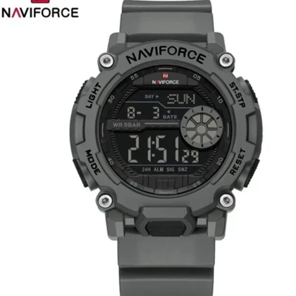 ساعت اورجینال NAVIFORCE 7133 طوسی با جعبه و کارت گارانتی