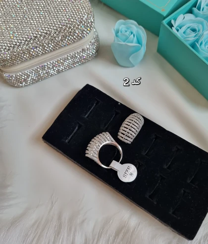 انگشتر جواهری نمادار فری سایز