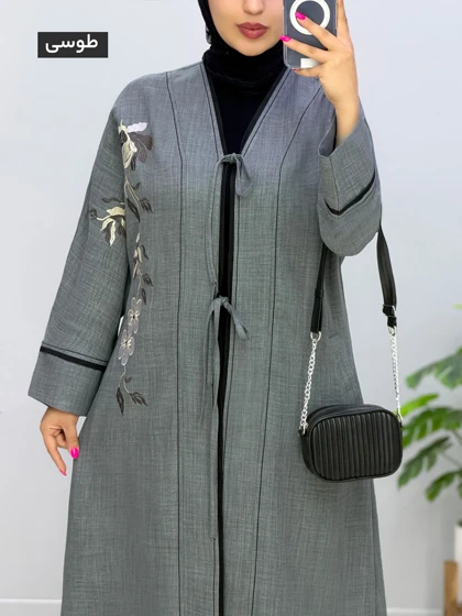 مانتو گلدوزی سوگل کد 452585