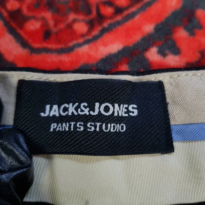 شلوار پارچه‌ای مردانه بگ استایل شش جیب از JACK & JONES کد 308