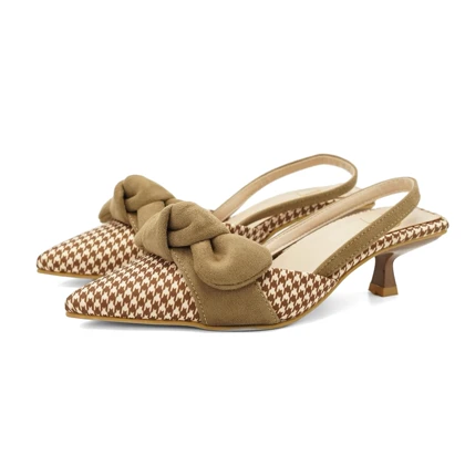 کفش مجلسی زنانه پاشنه‌دار مدل sandal valentino - 0092