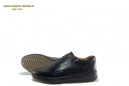 کفش طبی کلارک بندی مردانه چرم طبیعی si102